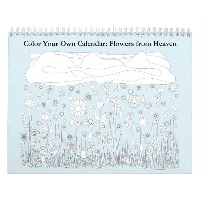 Coloree su propio calendario (Tapa)