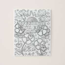 Coloree su propio rompecabezas