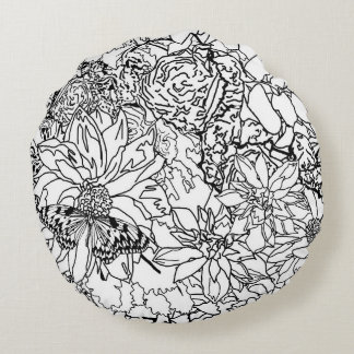 Coloréeme almohada floral