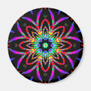 Coloréeme imán fantástico del fractal