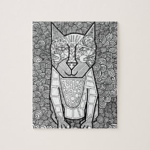 Coloréeme rompecabezas del gato