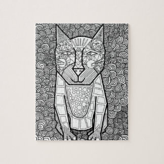Coloréeme rompecabezas del gato