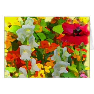 Colores alegres del jardín