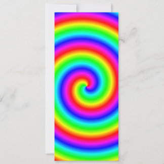 Colores arcoiris. Espiral brillante y colorida.