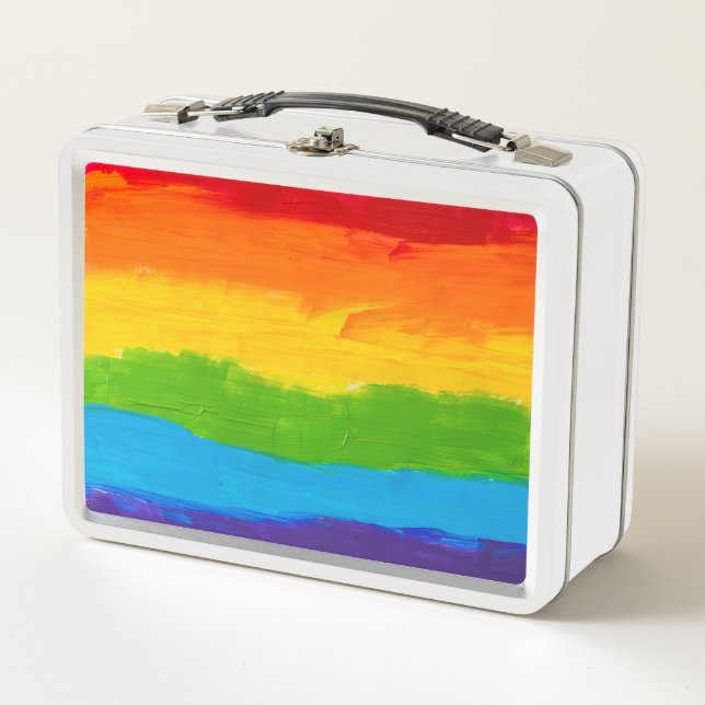 Colores arcoiris LGBT lesbiana gay (Anverso)
