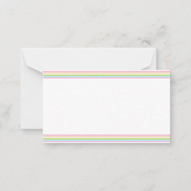 Colores arcoiris Plantilla en blanco elegante mode (Anverso)