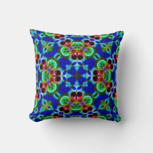 Colores brillantes Cojín decorativo de Mandala Kal