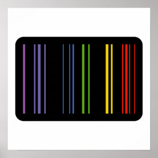 Colores codificados: arte de código de barras