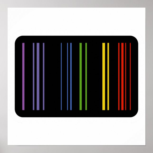 Colores codificados: arte de código de barras (Frente)