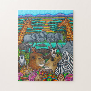 Colores de África 10x14: Puzzle de fotos