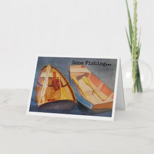 Colores de agua de barcos de fila