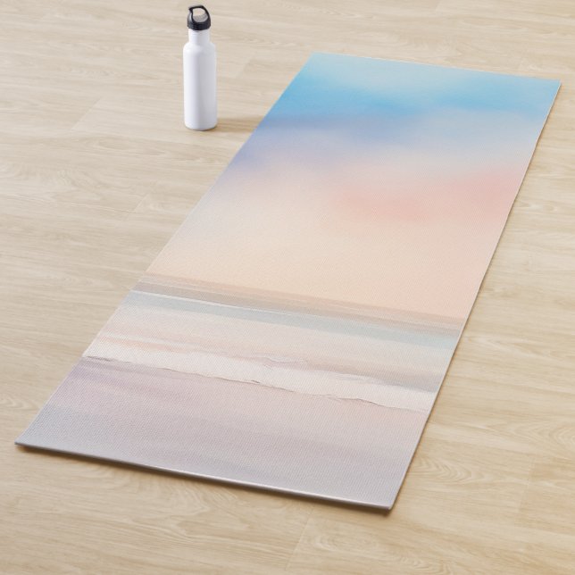 Colores de agua suaves Waves Yoga Mat (In situ)