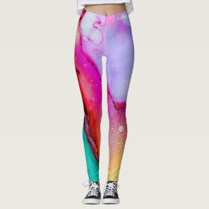 Colores de arcoiris Mujeres Leggings