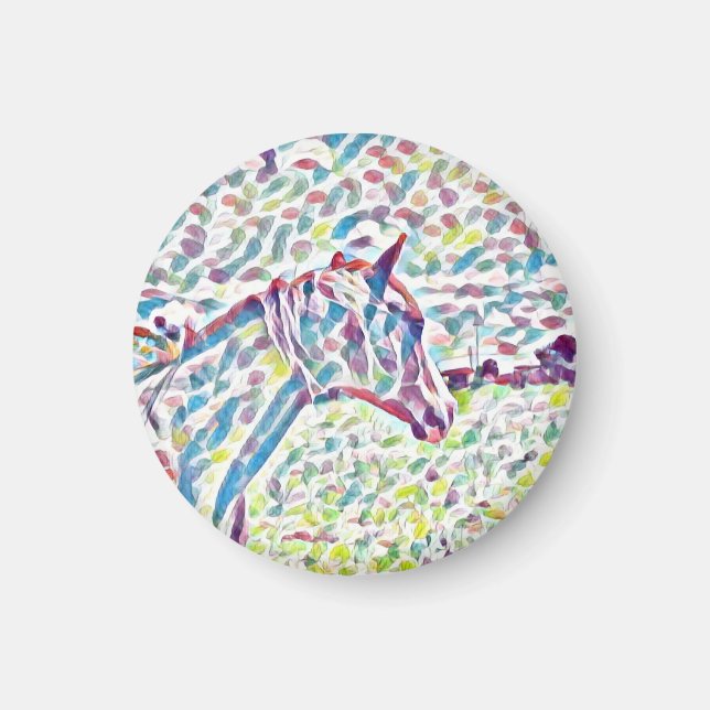 Colores De Caballo De Vida, Imán (Frente)