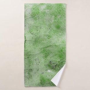 Colores de color de agua verde y texturas de papel