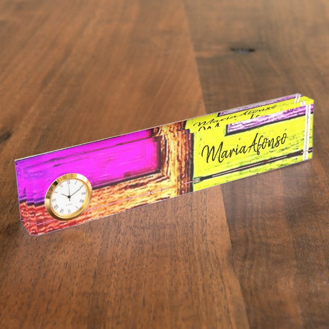 Colores de color de la placa de nombre (Lateral)