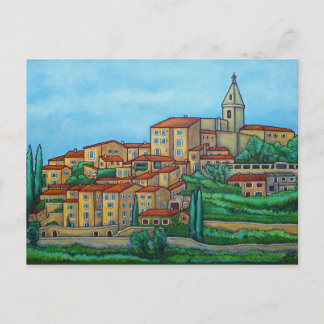 Colores de Crillon-le-Brave, postal provenzal