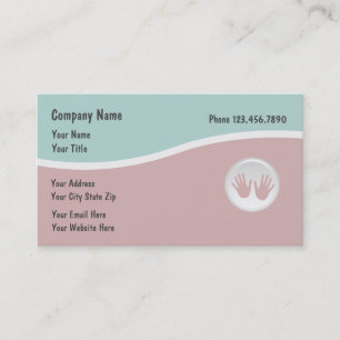 Colores de diseñador de tarjetas de presentación