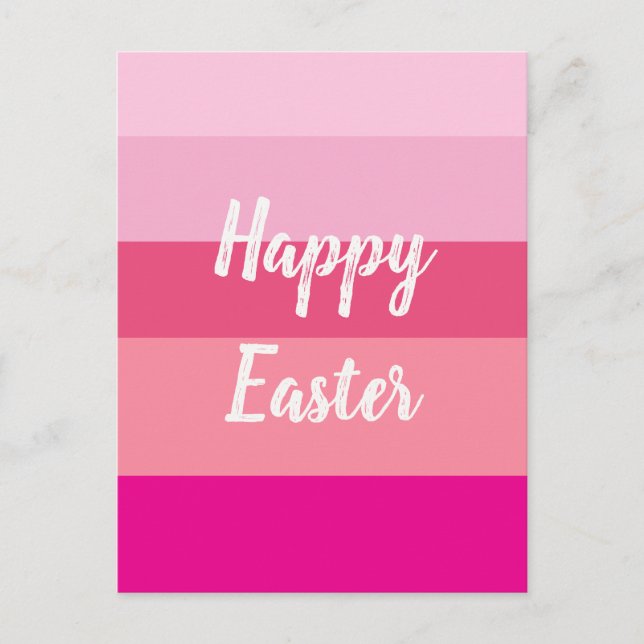 Colores de dulces de Pascua Tarjeta plana (Anverso)