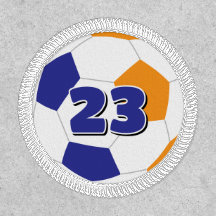 colores de equipo de fútbol azul naranja o CUALQUI