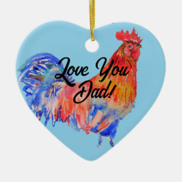 Colores de gallos de pollo acuden a la decoración