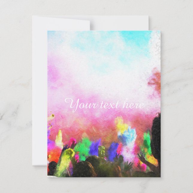 Colores de Holi caídos (Anverso)