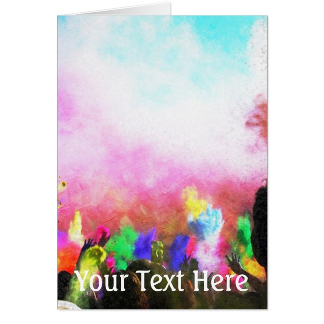 Colores de Holi caídos (Frente)