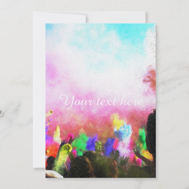 Colores de Holi caídos (Anverso)