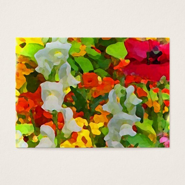 Colores de jardín alegres ATC (Frente)