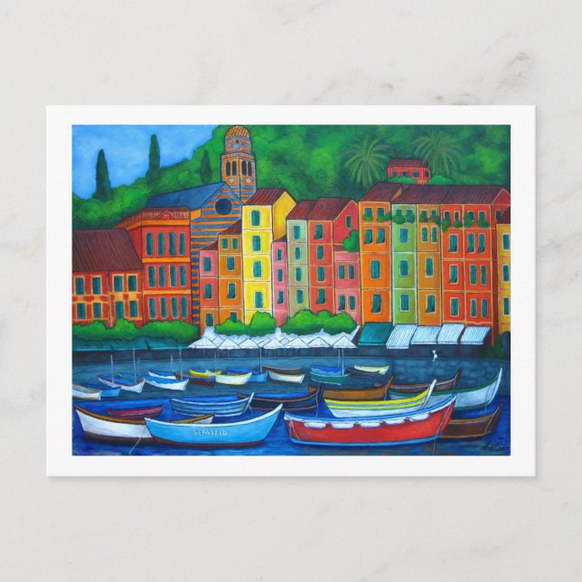 Colores de la postal Portofino (Anverso)
