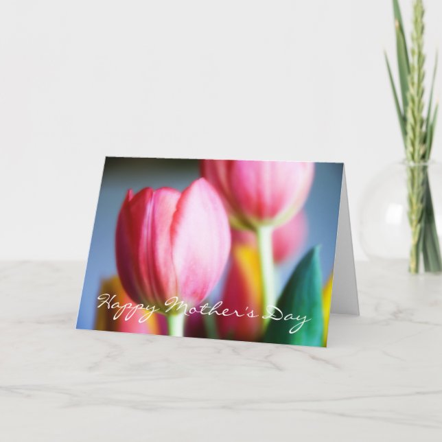 Colores de la primavera • Tarjeta de felicitación (Anverso)