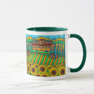 Colores de la taza de café de Toscana