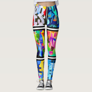 colores de las leggings de poesía