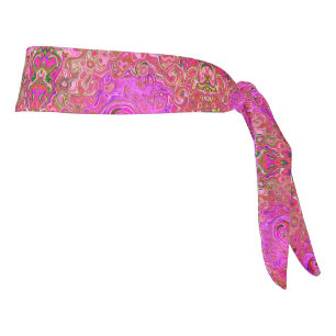 Colores de Marcado Rosado Caliente Resumen Swirl R