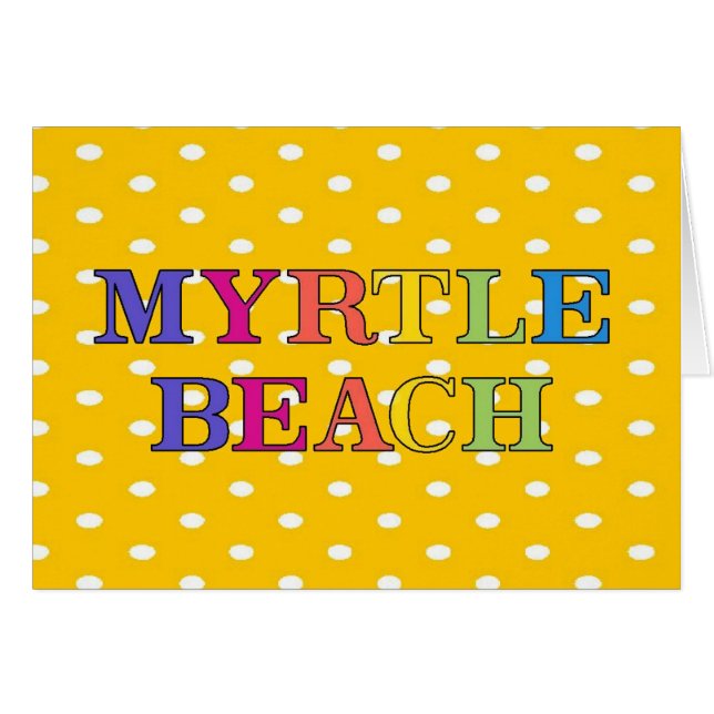 Colores de Myrtle Beach (Anverso (Horizontal))