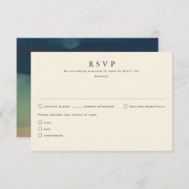 Colores de otoño Boda Tarjetas RSVP