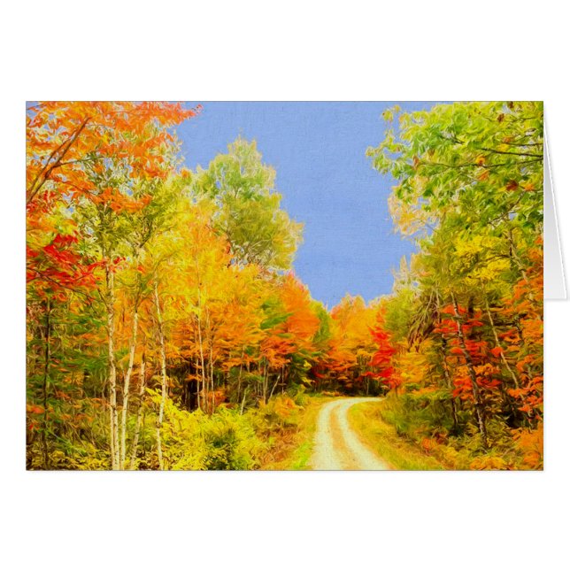 Colores de otoño Maine (Anverso (Horizontal))