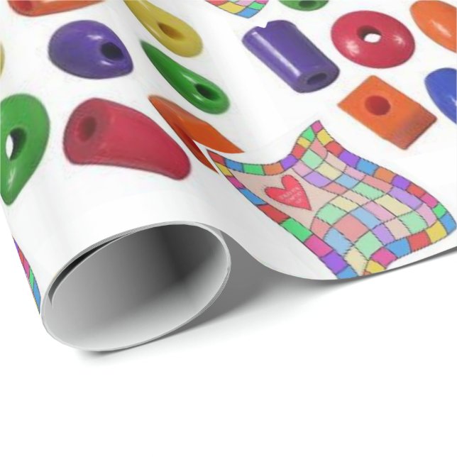 Colores de Papel de Regalo Brillante (Esquina del rollo)