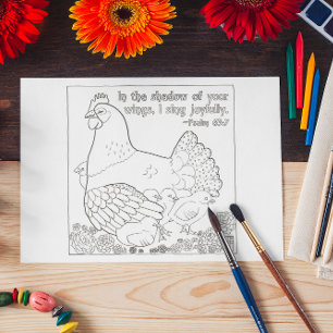 Colores de postales madre Hen