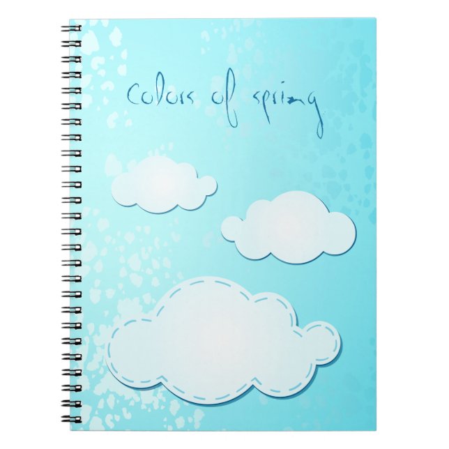 Colores de primavera, cuaderno (Frente)