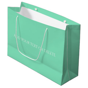 Colores de tendencia - Bolsa de regalo grande verd