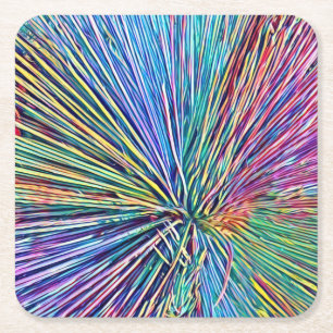 Colores del Arcoíris Feliz Posavasos de Papel