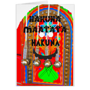 Colores del carnaval de samba Hakuna Matata blando