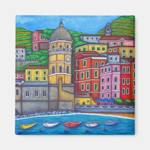 Colores del imán de Vernazza