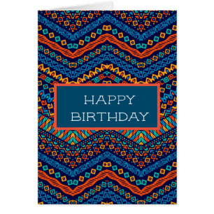 Colores divertidos de patrones étnicos africanos