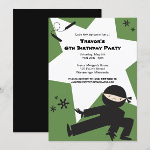 ¡COLORES EDITABLES! Invitación de cumpleaños de Ni
