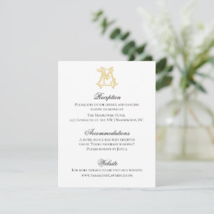 COLORES EDITABLES ME Monograma EM Invitación a mon