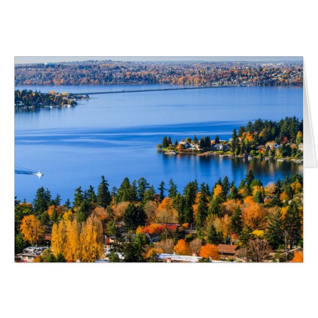 Colores espléndidos de otoño en Bellevue (Anverso (Horizontal))