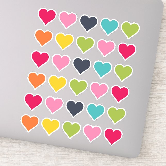 Colores felices | Pegatinas de Heart Planner (Detalle)