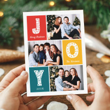 Colores festivos modernos Feliz Navidad 3 Foto